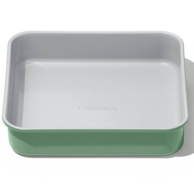 Caraway Home 8.94" Nonstick Ceramic Square Pan Sage