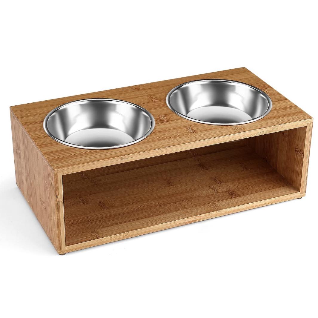 Elevated Dog Feed Station