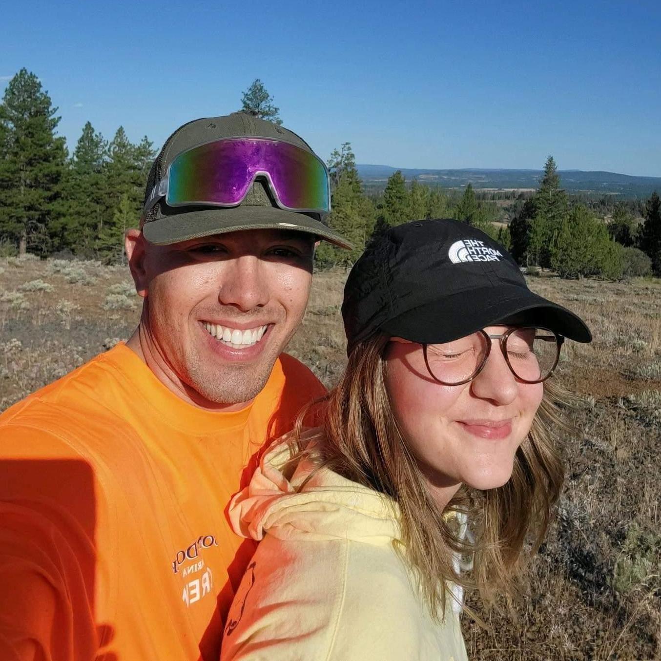 Kyla "learning" how to shoot 9mm in the Ochocos.