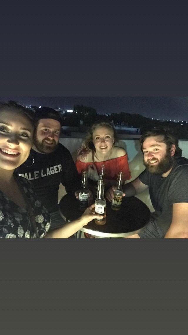 With Brendan and Jackie in Playa Del Carmen, Mexico. January 2019.