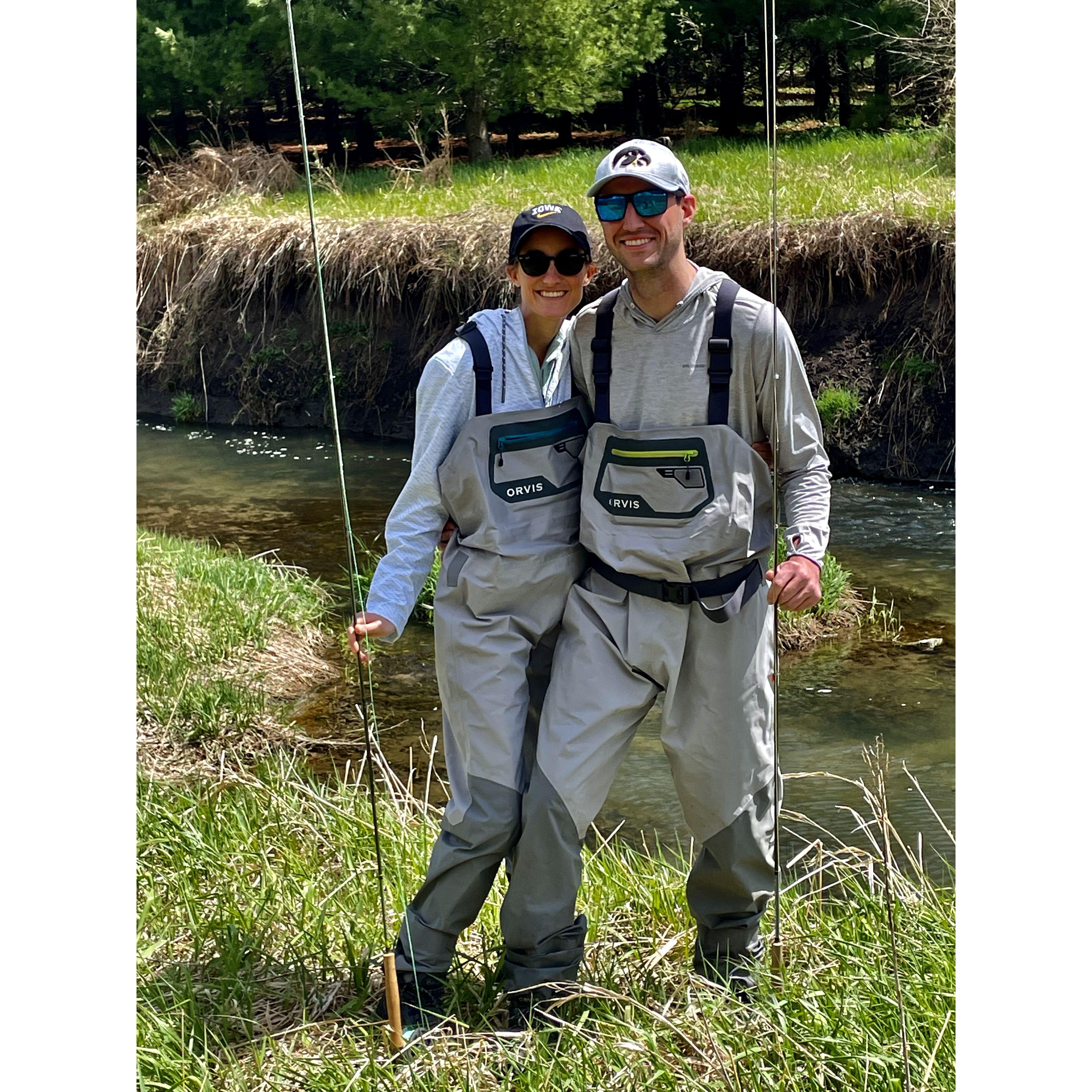 April 2024- Fly Fishing up in Wisconsin