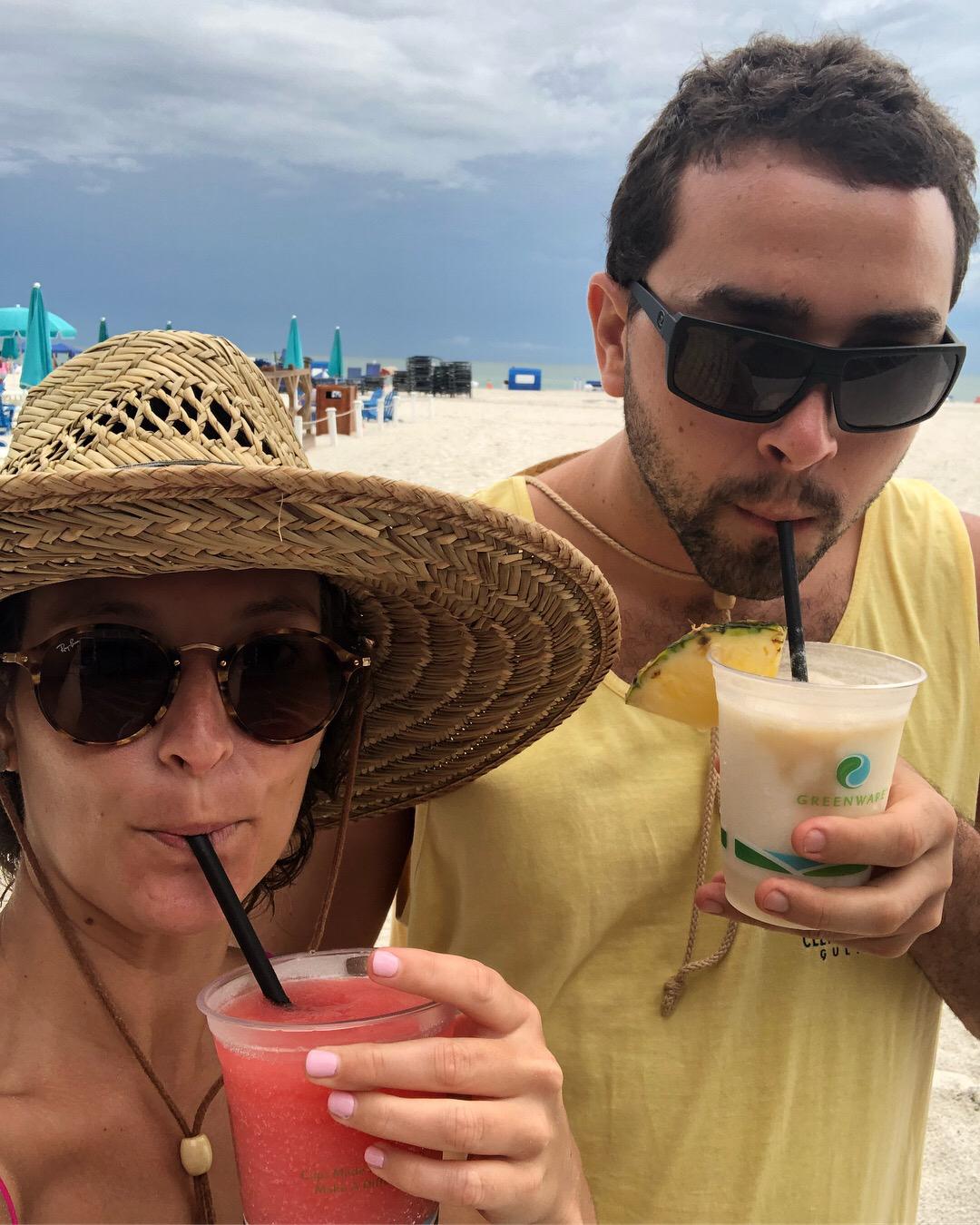 Our first trip together was to Clearwater Beach!