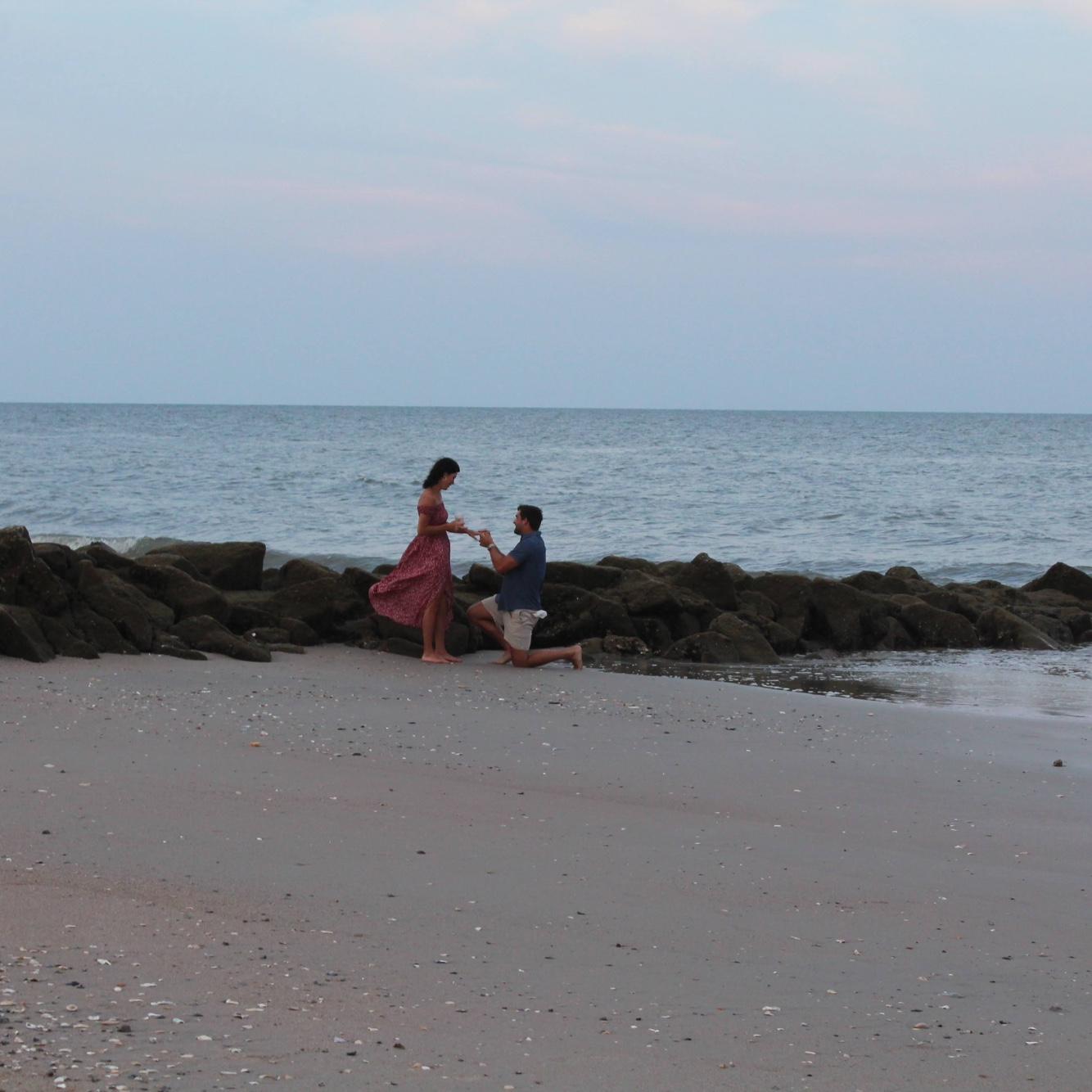 The day we got Engaged on Edisto Beach