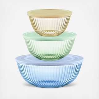 6-Piece Sculpted Tinted Dreams Mixing Bowl Set