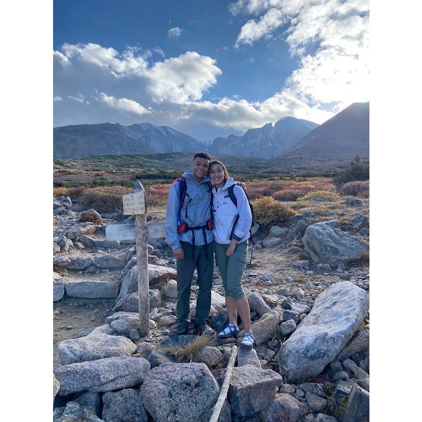 Our first dates were hikes in the Colorado mountains