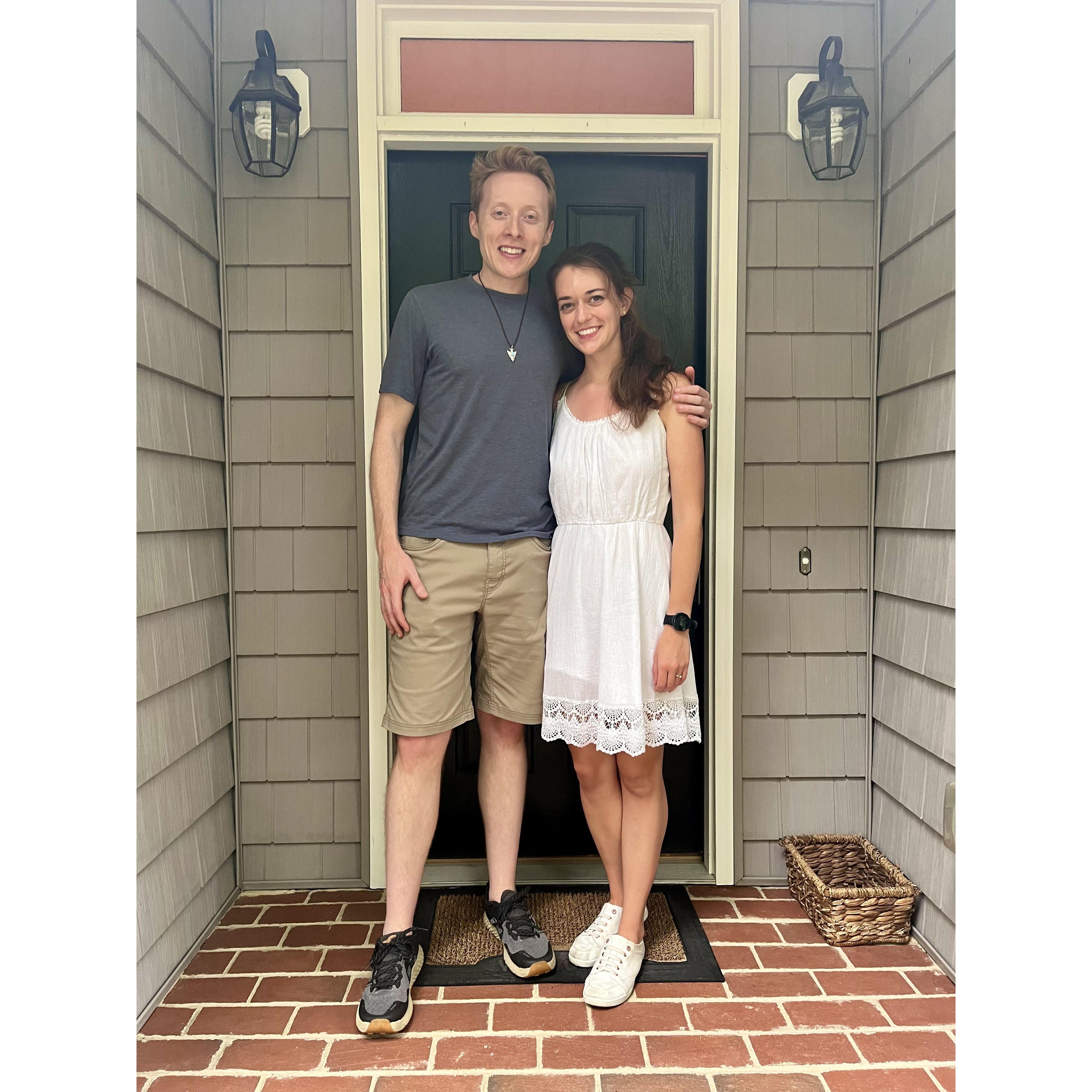We got the keys to our first house together!!! Colleen moved in July (lease was expiring) and Adam will move in October -July 2023