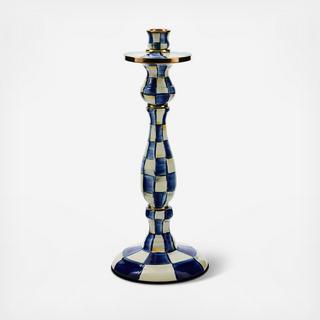 Royal Check Large Candlestick