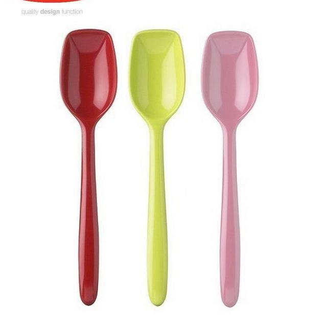 Rosti Mepal Set of 3 Melamine Non Stick Heat Resistant Large Spoons