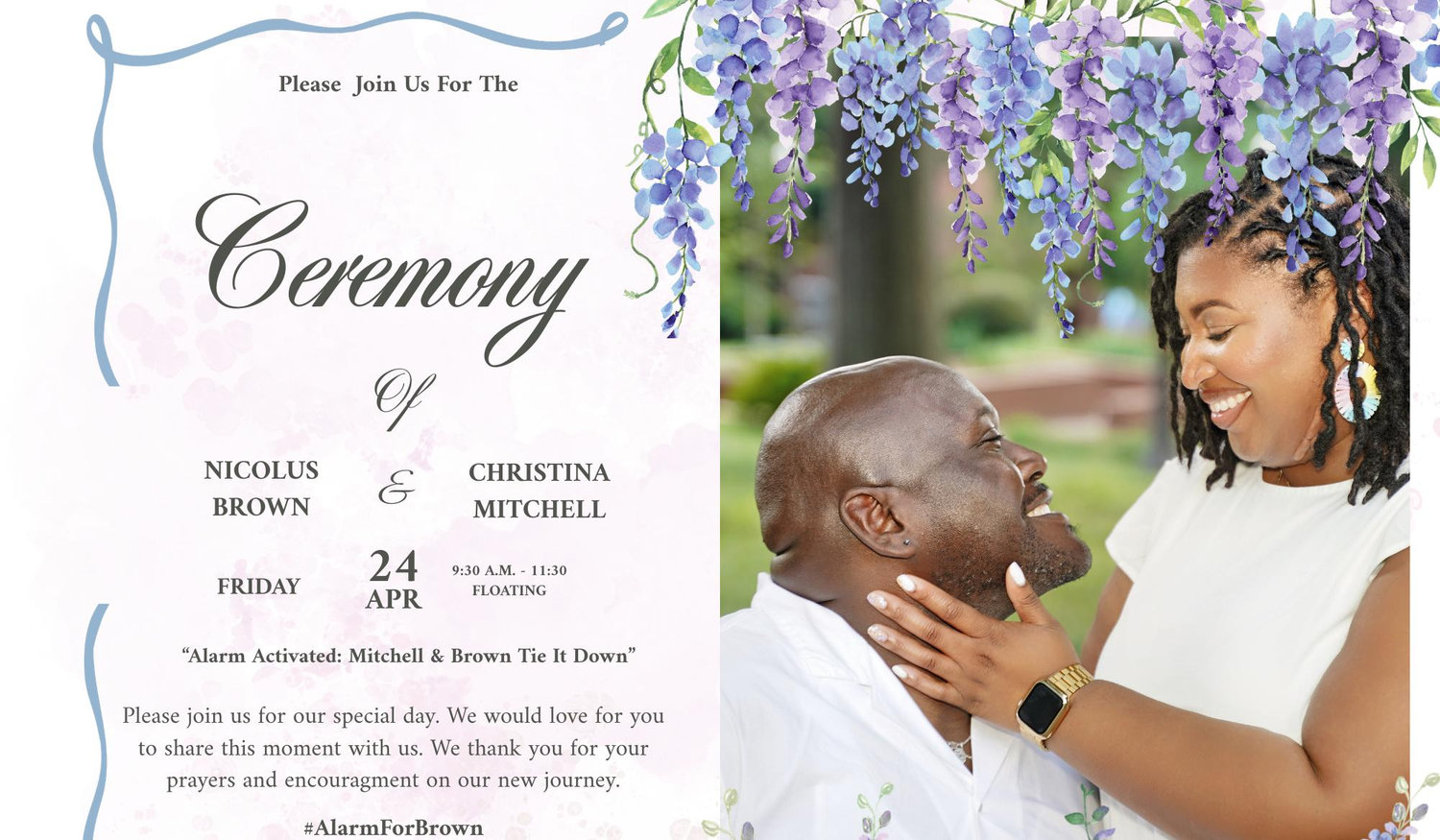 The Wedding Website of Christina Mitchell and Nicolus Brown