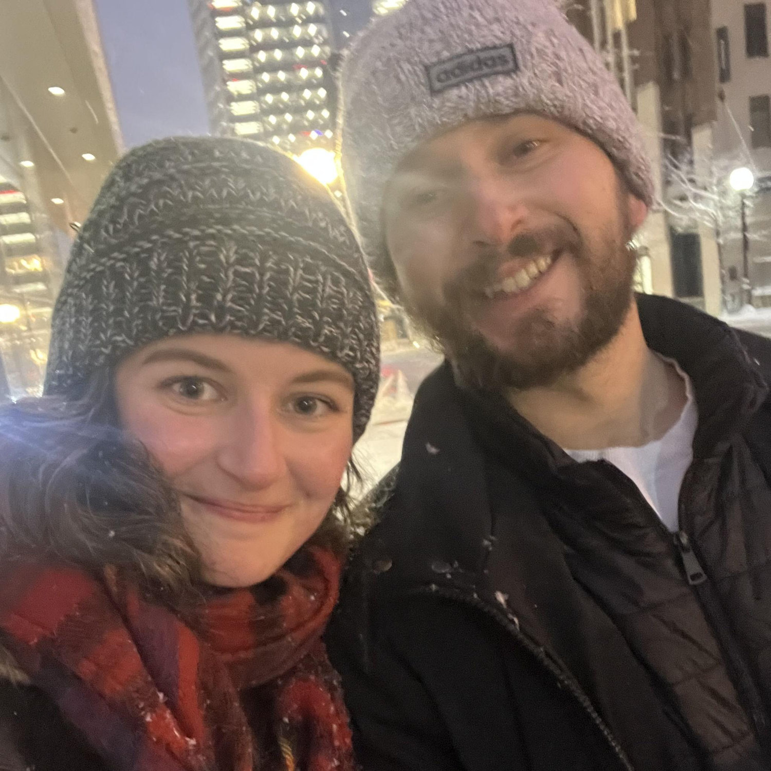 2025 snow storm in Nashville. We got to enjoy Daniel's downtown apartment and walk around a mostly empty, but still open, Broadway.