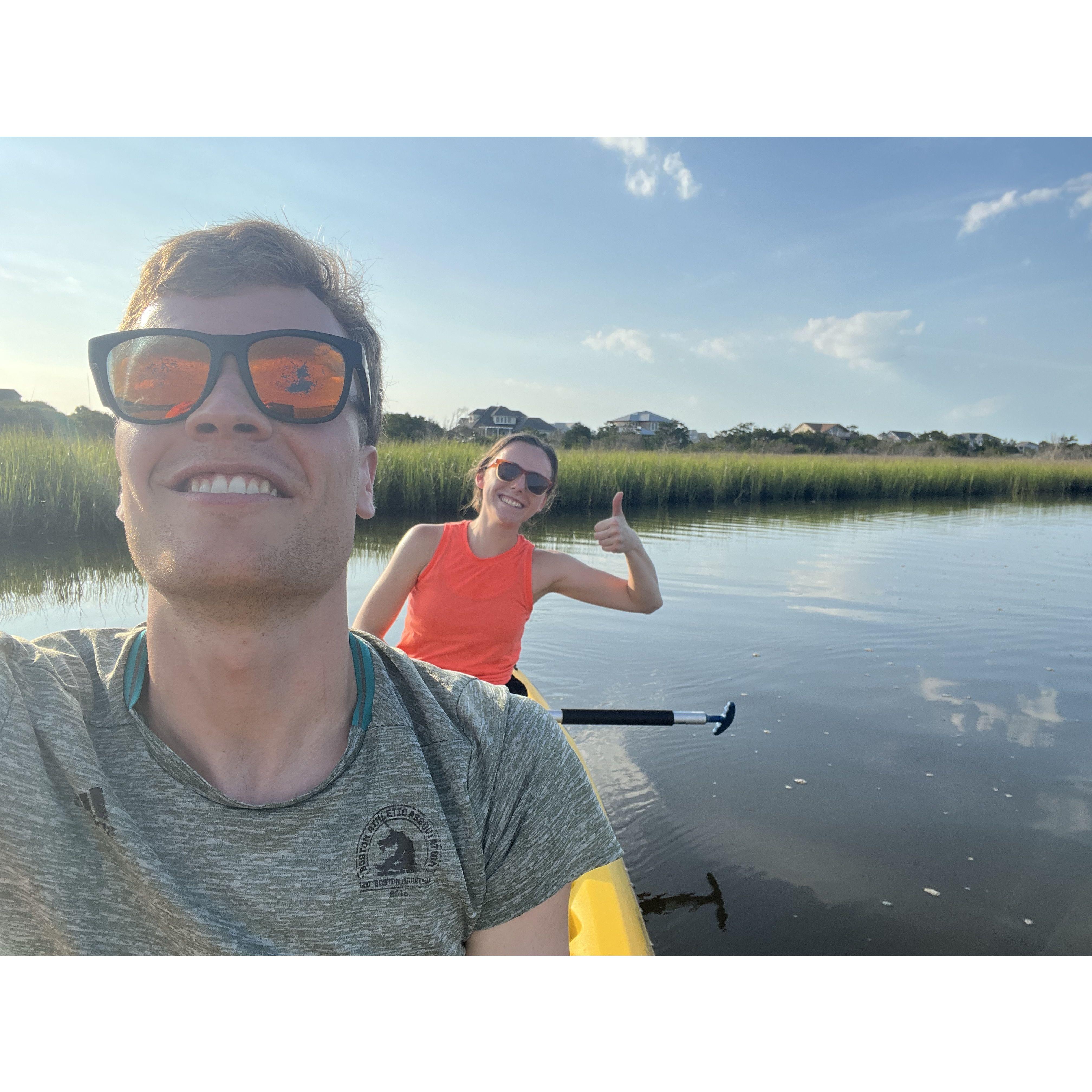 Bald Head Island! Epic 9-mile kayak adventure. 7.4.24