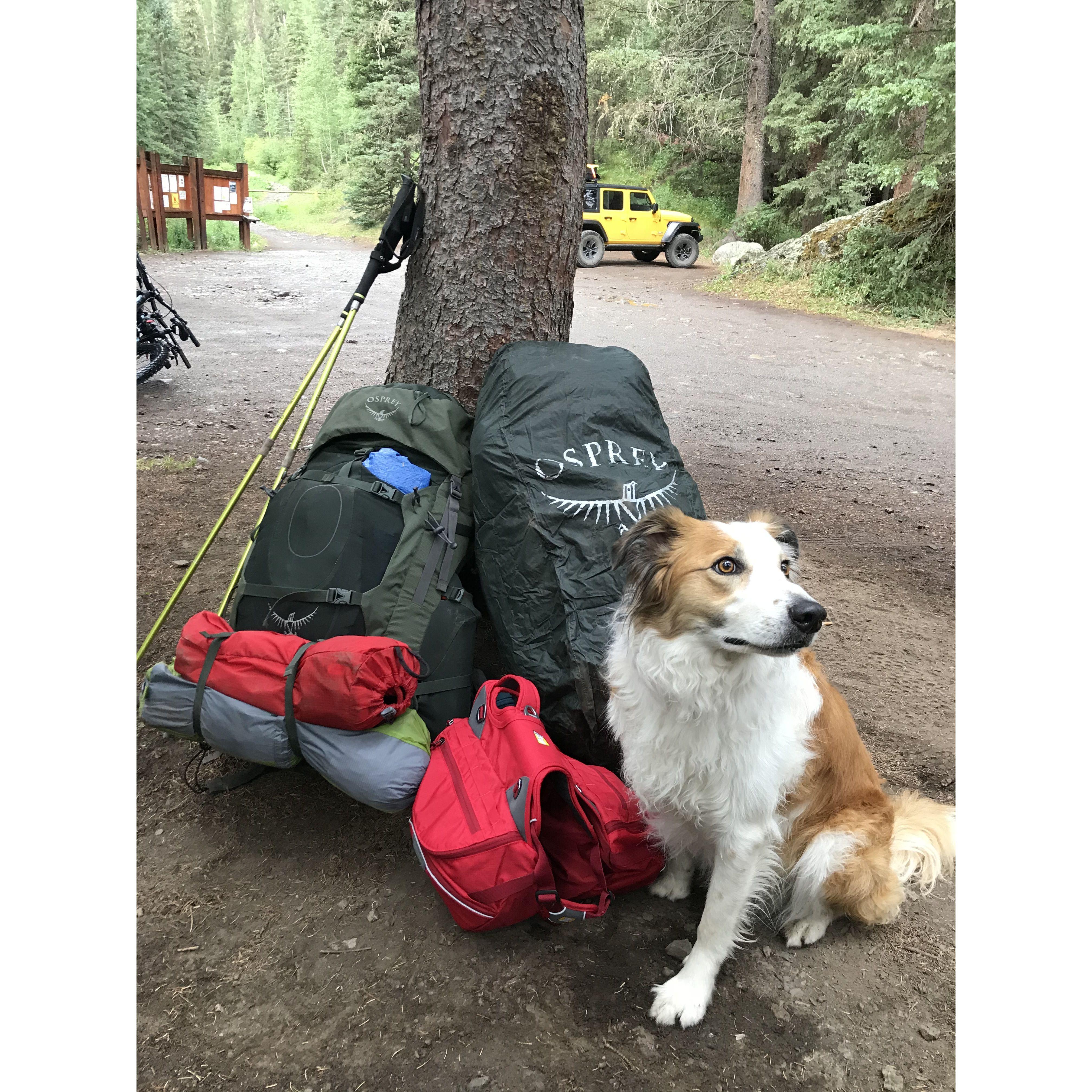 Backpacking trip to Blue Lakes