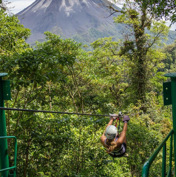 Zip lining