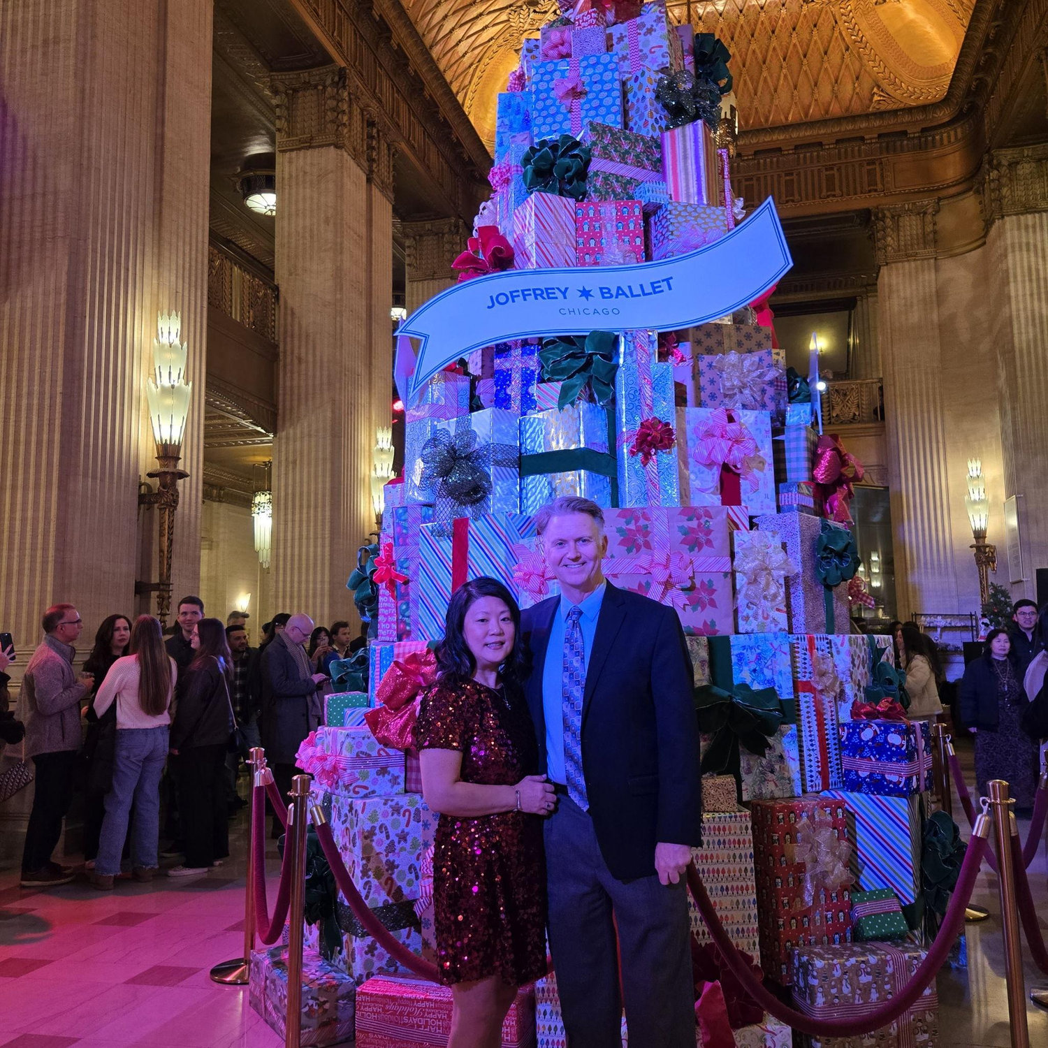 At "The Nutcracker" performance by the Joffrey Ballet Company