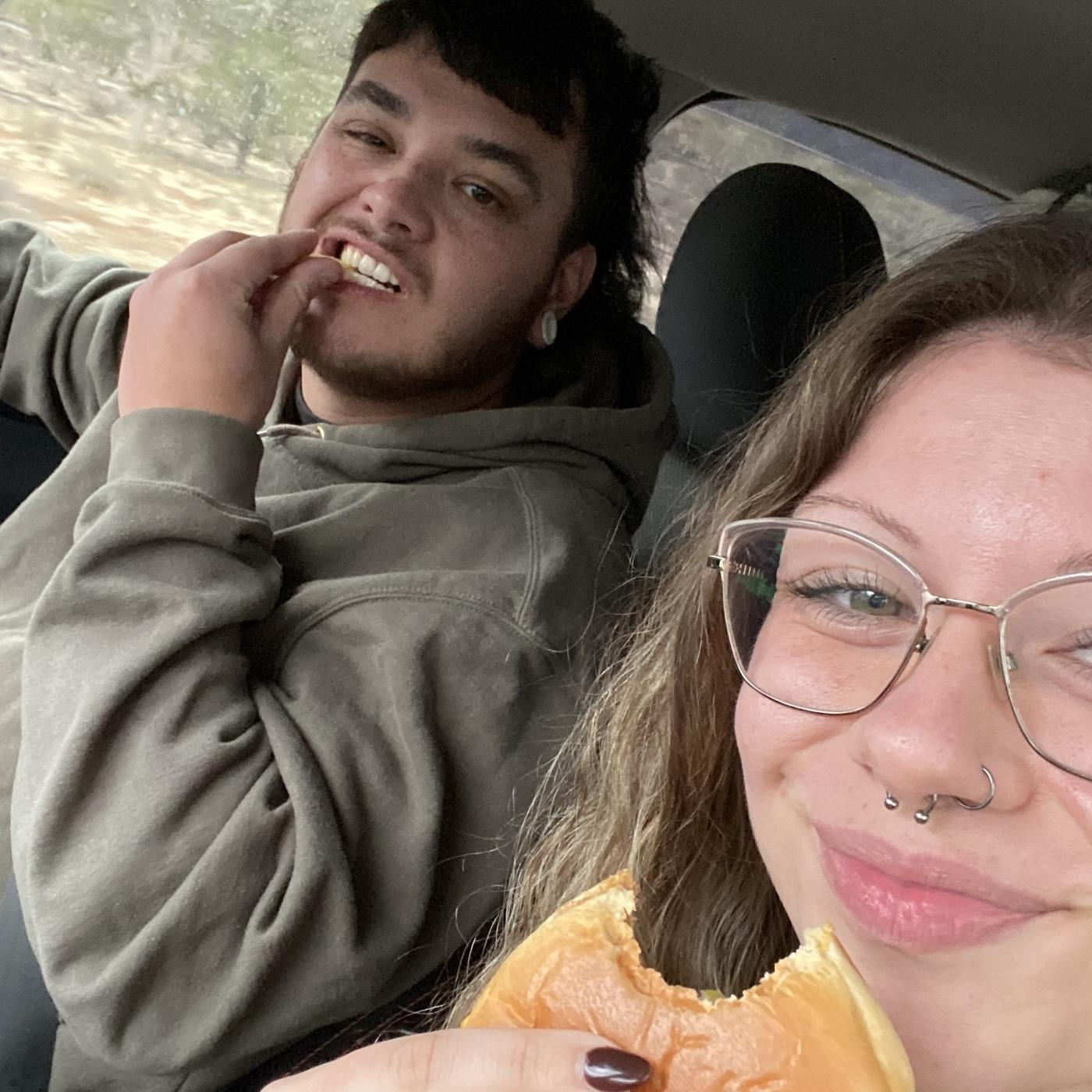 Celebratory MacDons as we were leaving the Grand Canyon (the only food for miles 😂 We were so hungry!)