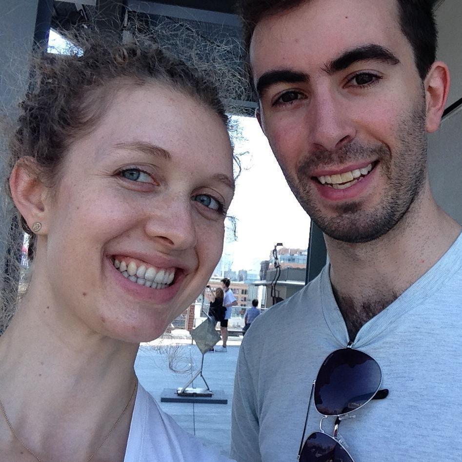 The first photo Alex and Emilia took together (summer 2015)