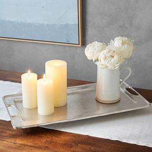 Addison Silver Rectangle Tray