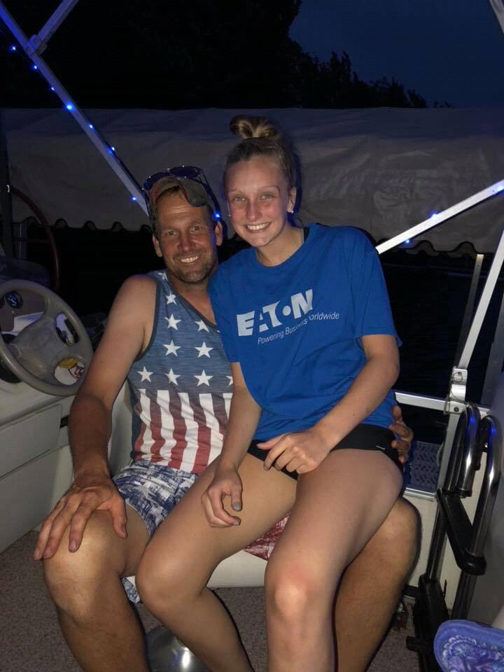 One of my favorite photos of Scott and his daughter Makaley.  Up north 4th of July 2018.