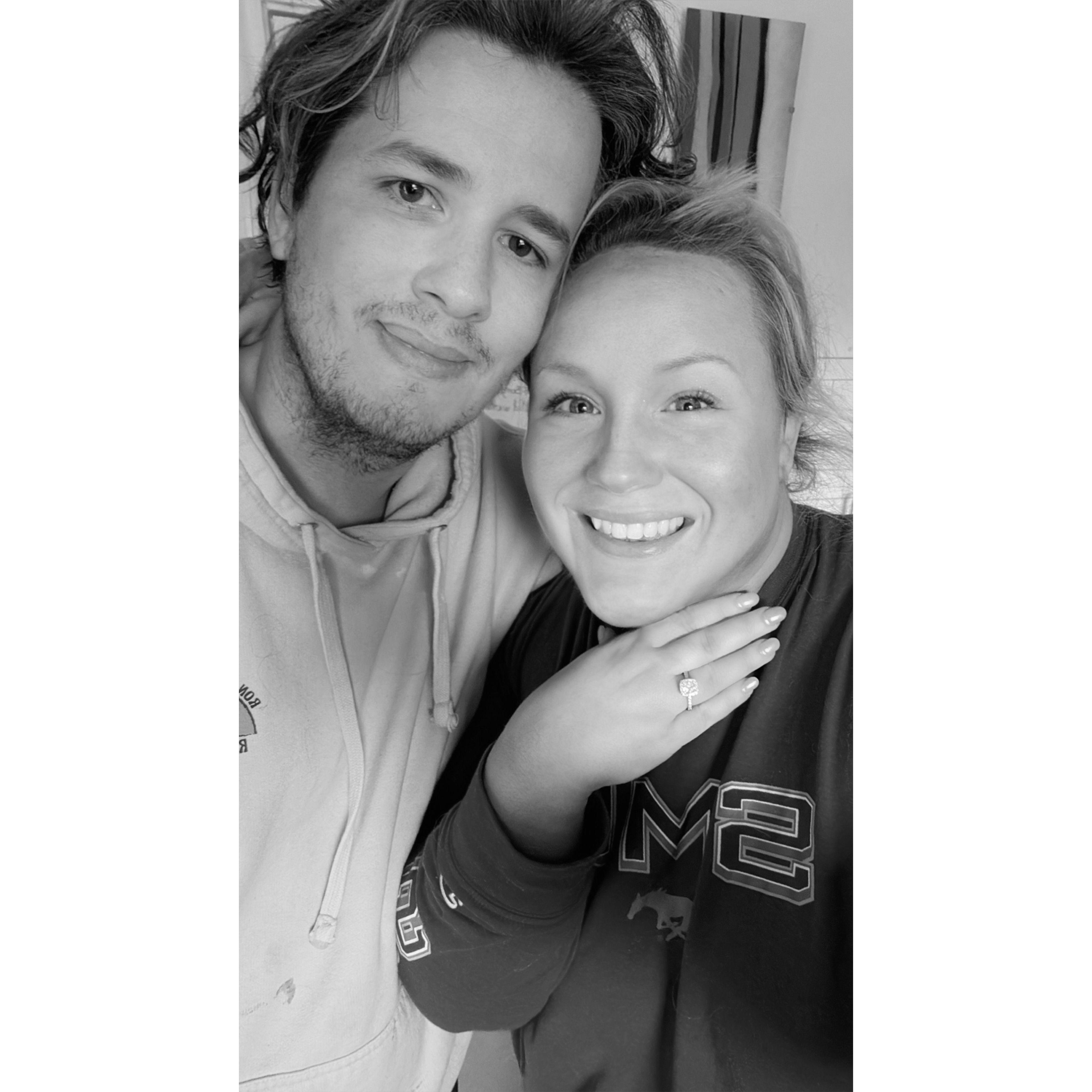 She said Yes!