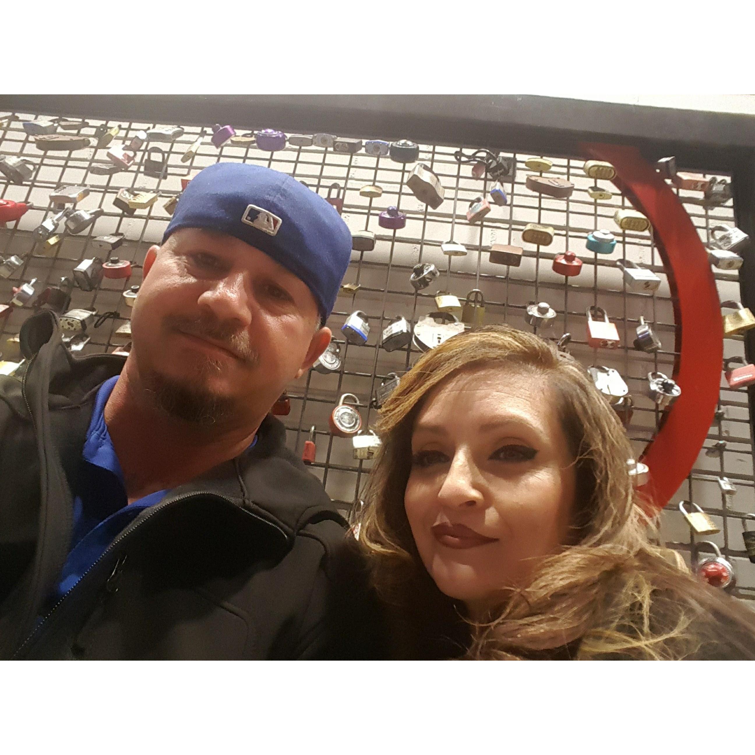 Date night  Lock 🔐 of Love ❤️