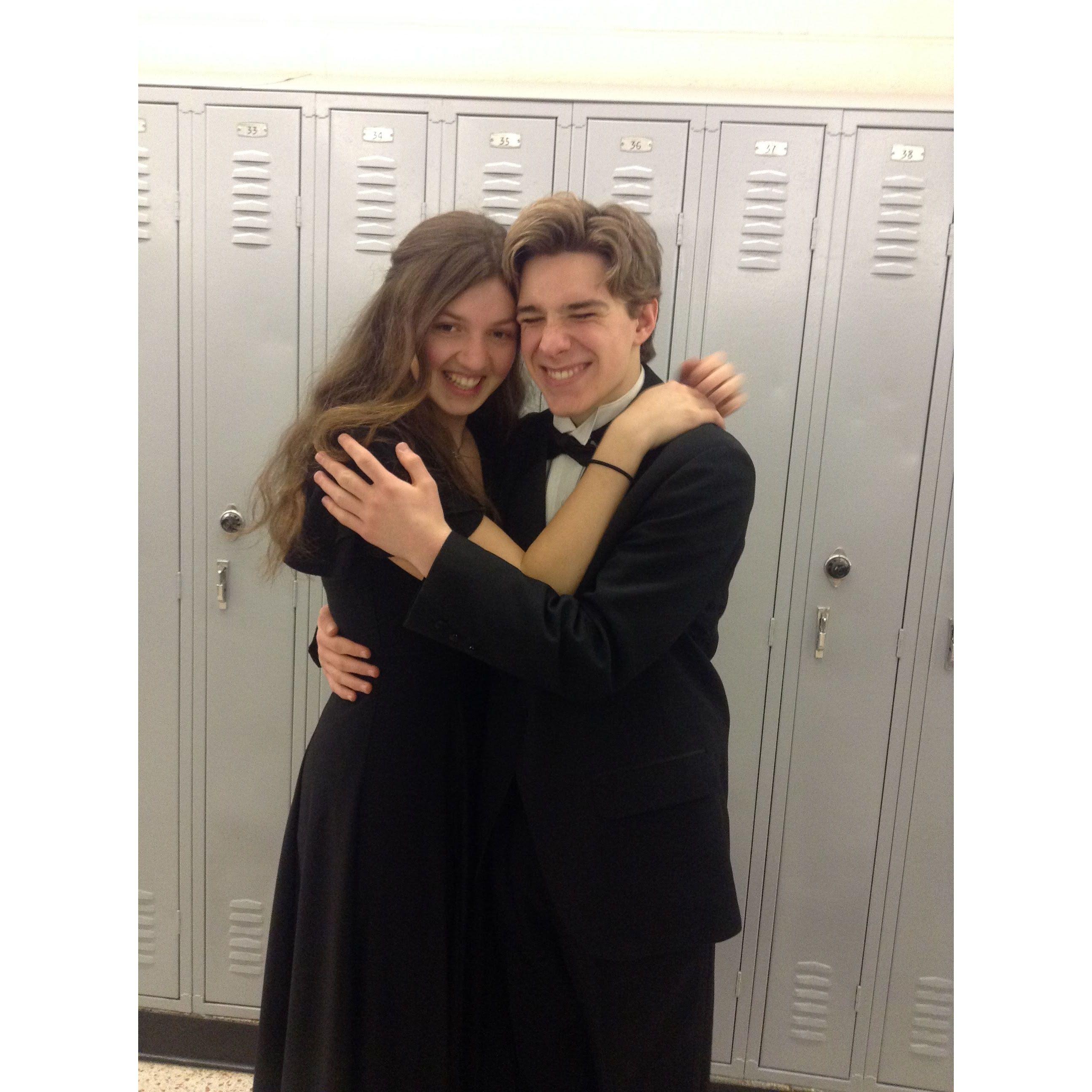 First Time Seeing Sam in a Tuxedo (Band Concert) 3/9/2018