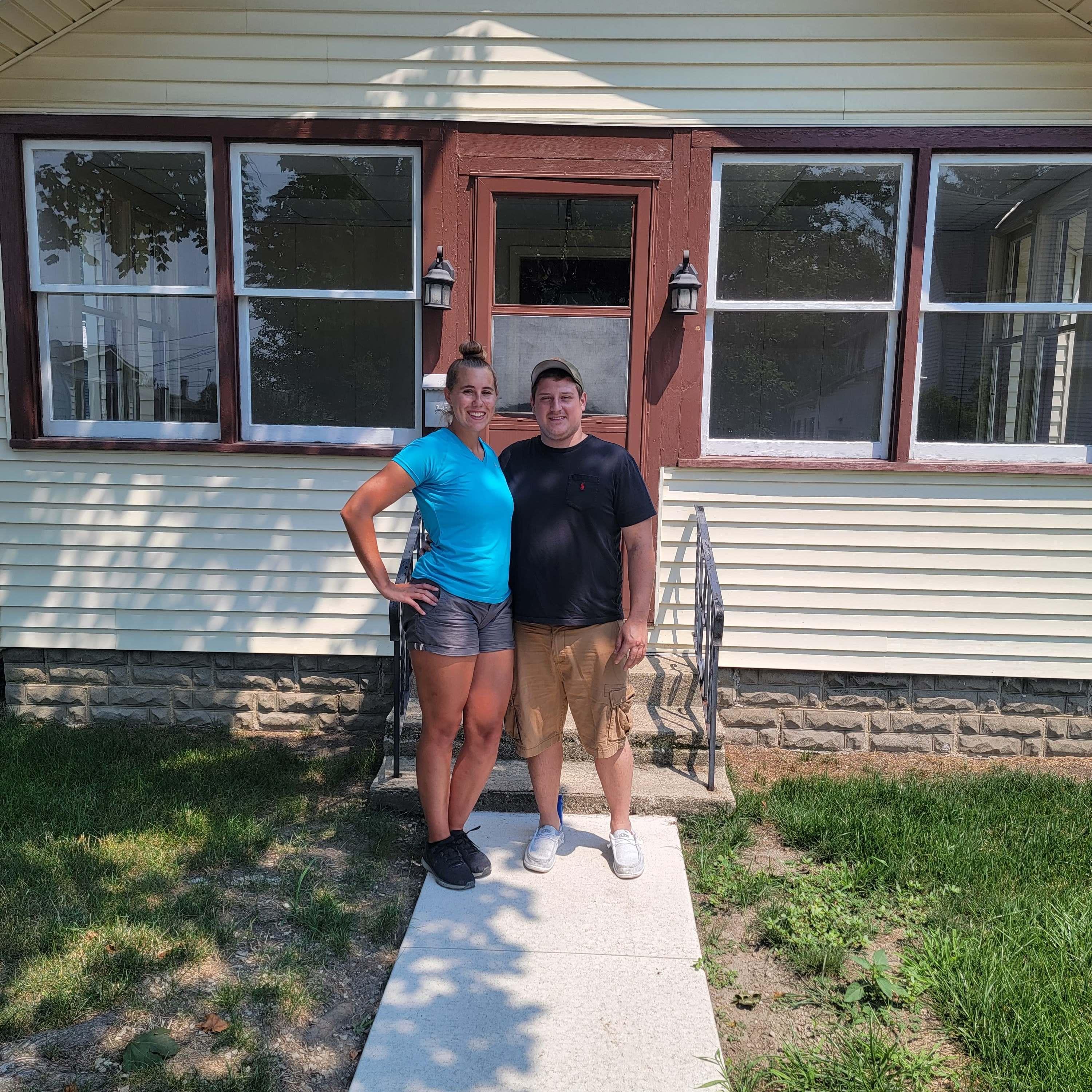 We bought our first home. 