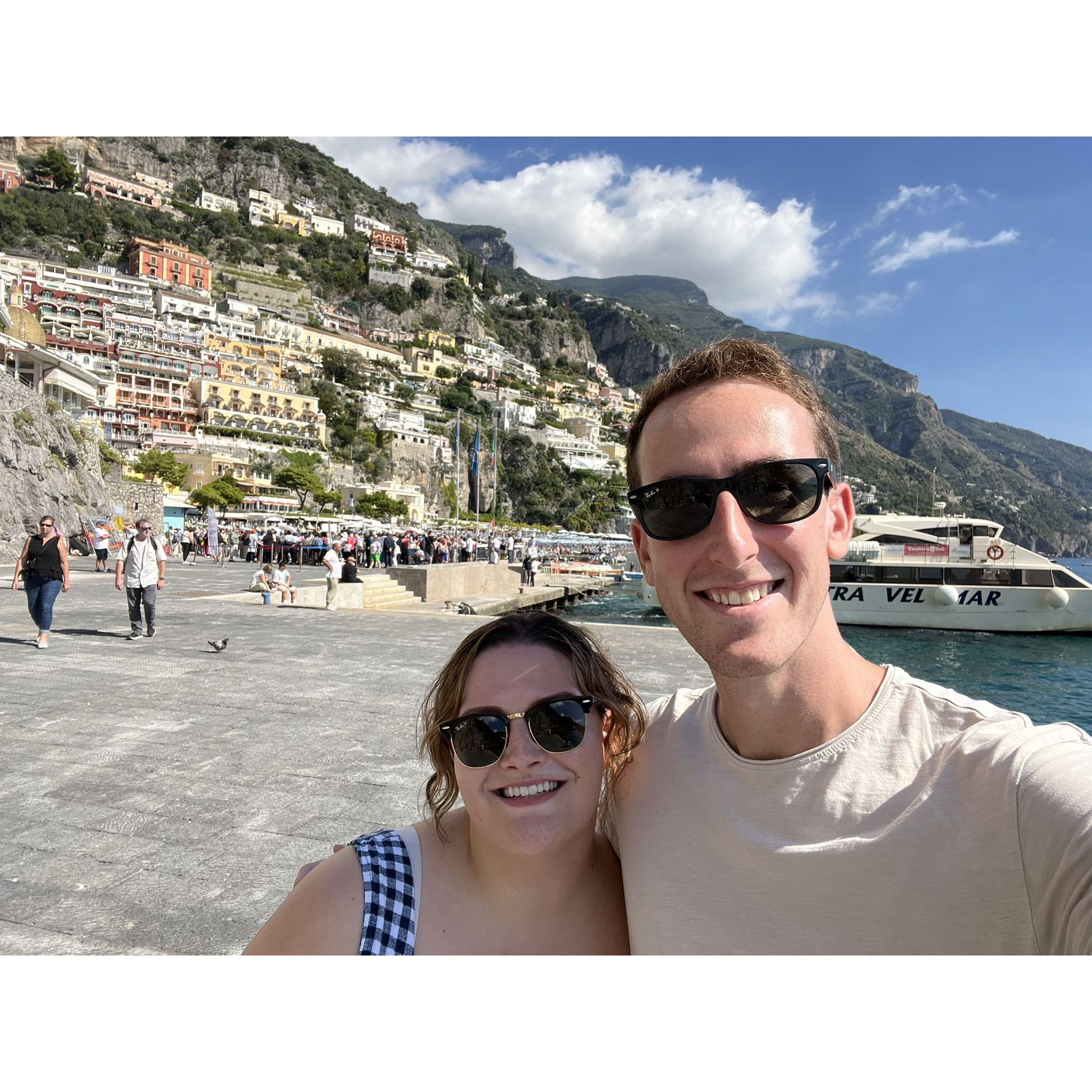 Visiting Positano, Italy