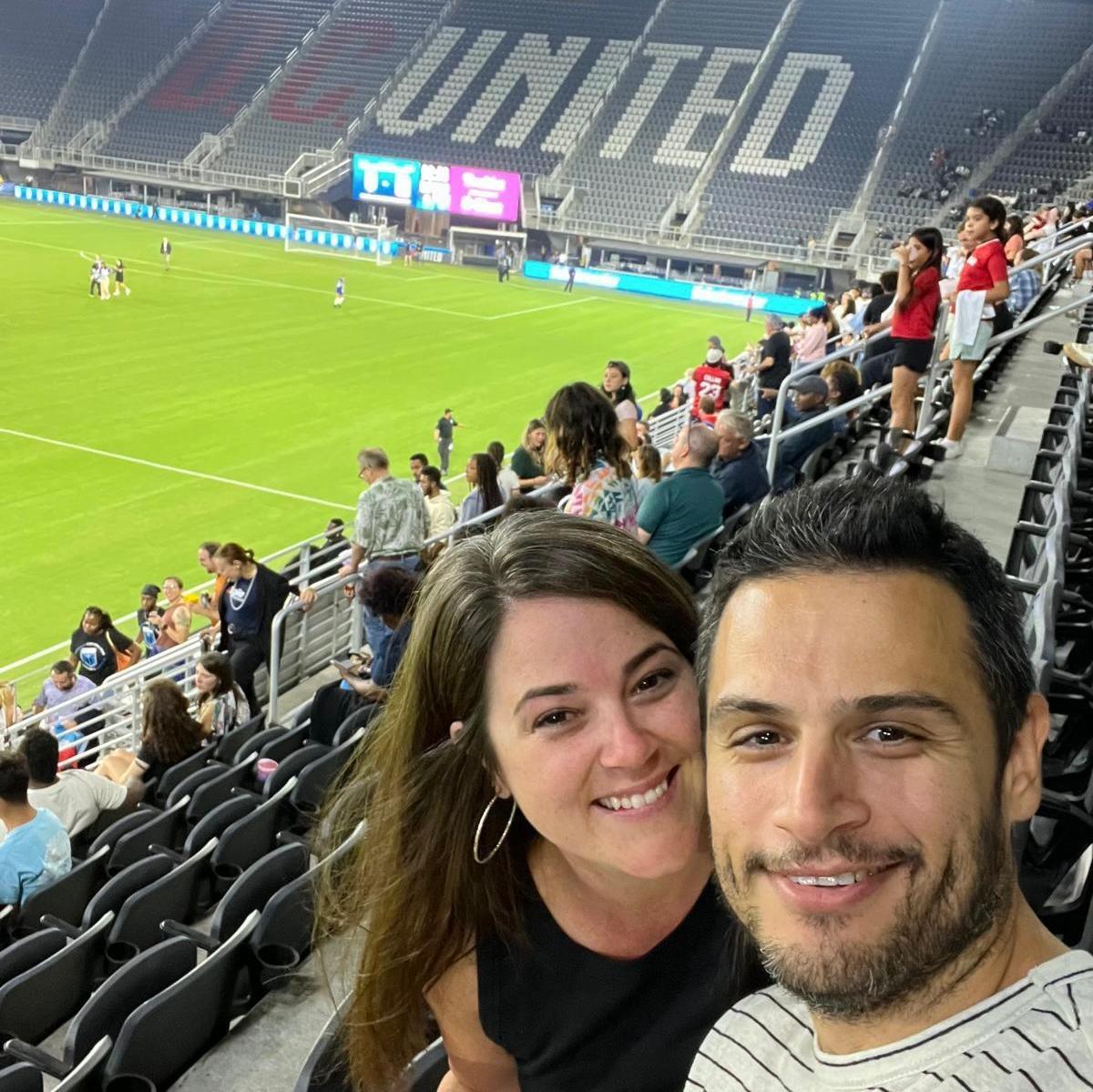 Our first soccer game!