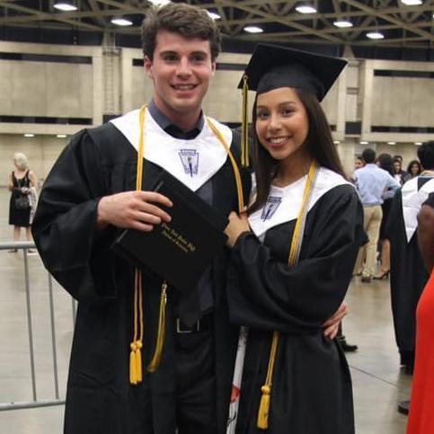 June 2016
Michael and Brenda graduate from Plano East High School