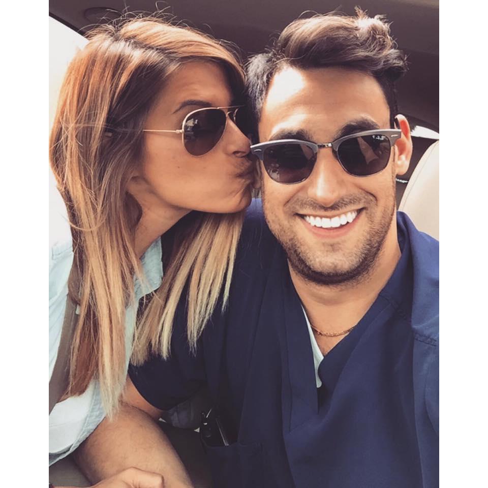 First month we met and fell immediately in love <3 Bryan would drop off coffee after his overnight shifts at the hospital to Carrie's office x