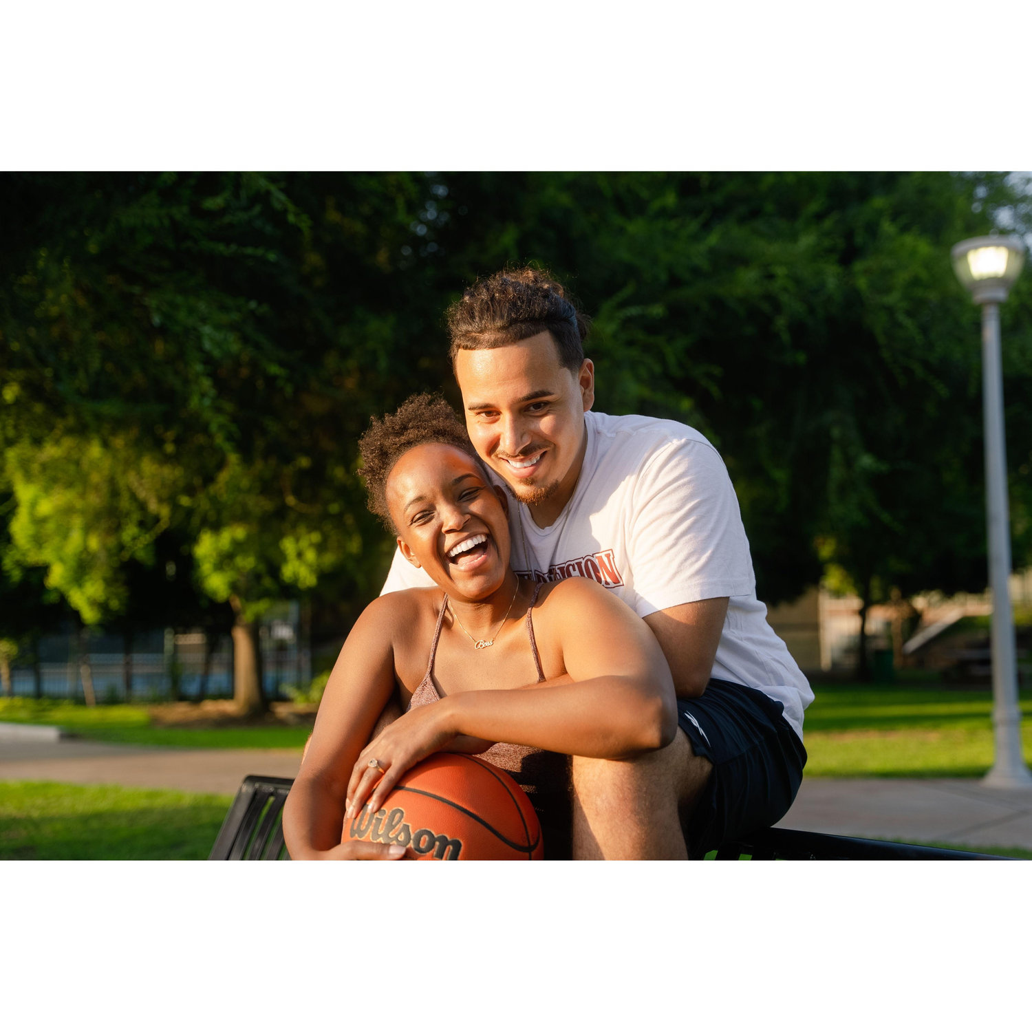 We fell in love on the court.