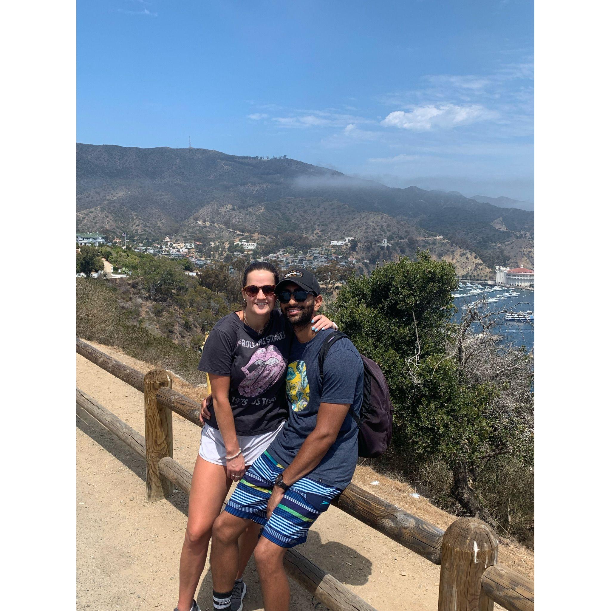 Catalina Island after 6 months of dating!