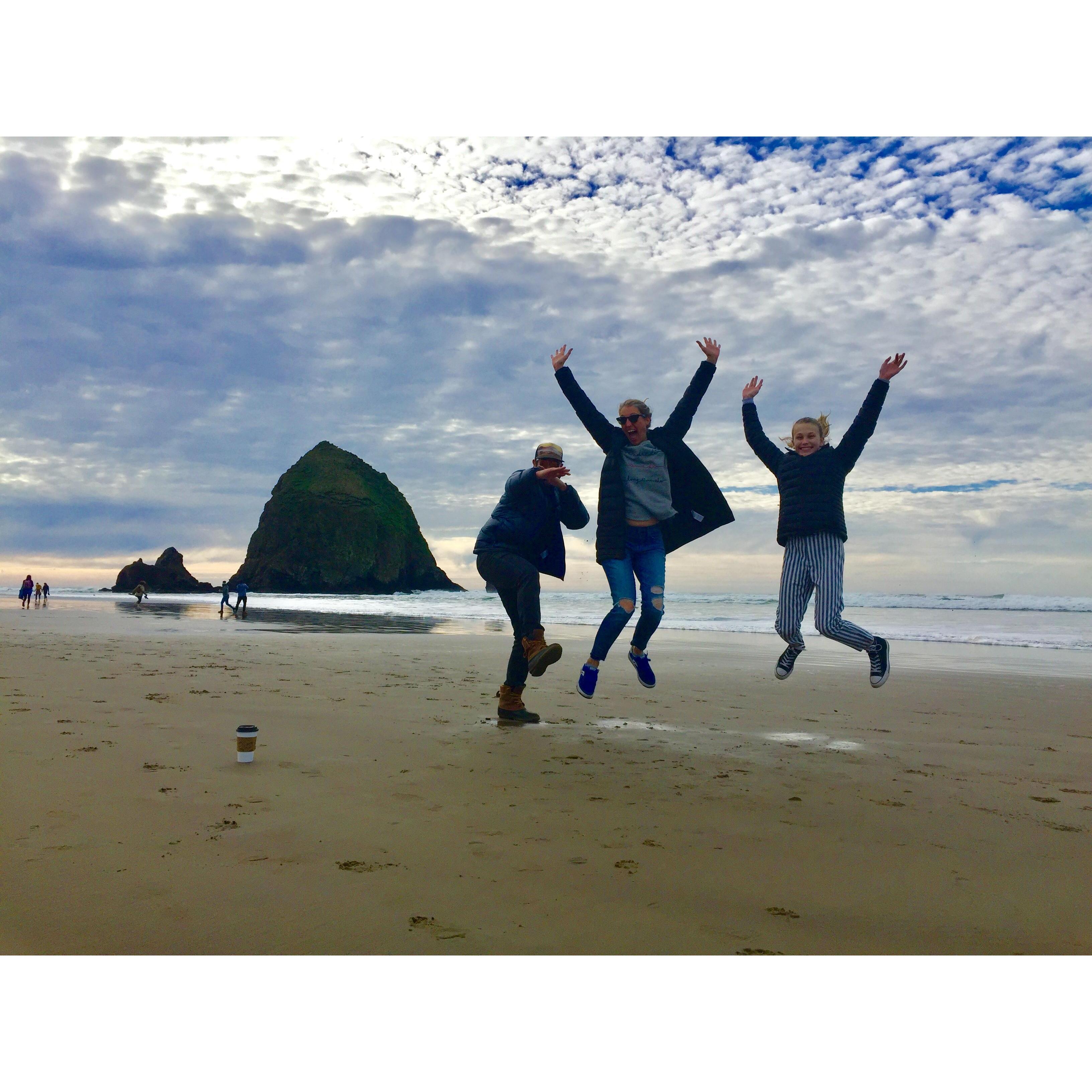 Cannon Beach, our favorite beach spot.