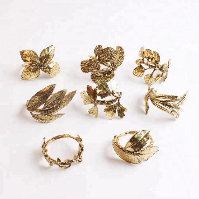 Herb Garden Napkin Rings - Set of 8