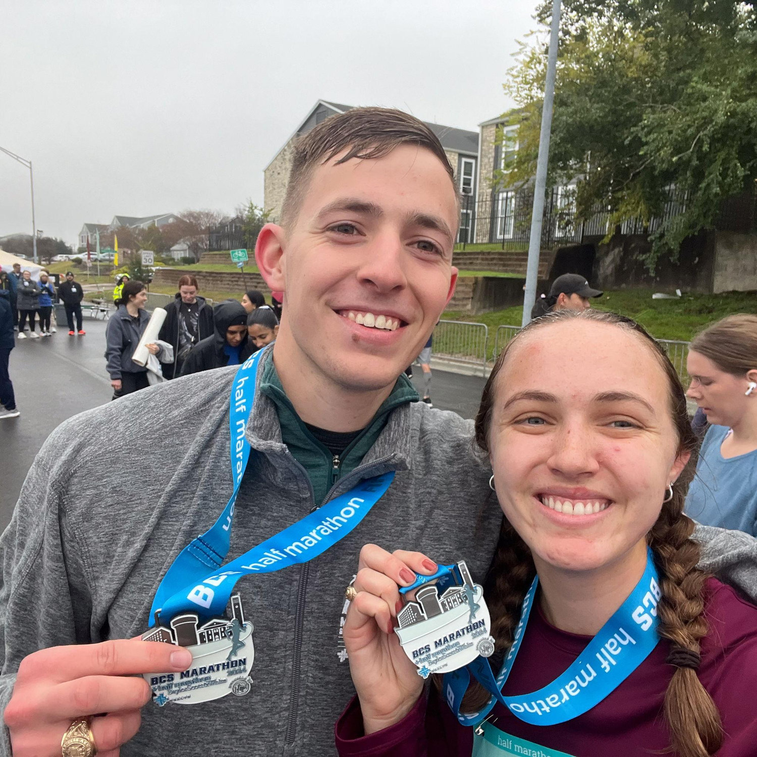 We ran our first Half Marathon in December 2024! Jackson stayed with Zoe for the first mile, and then she urged him to go on so he could finish in under 2 hours
