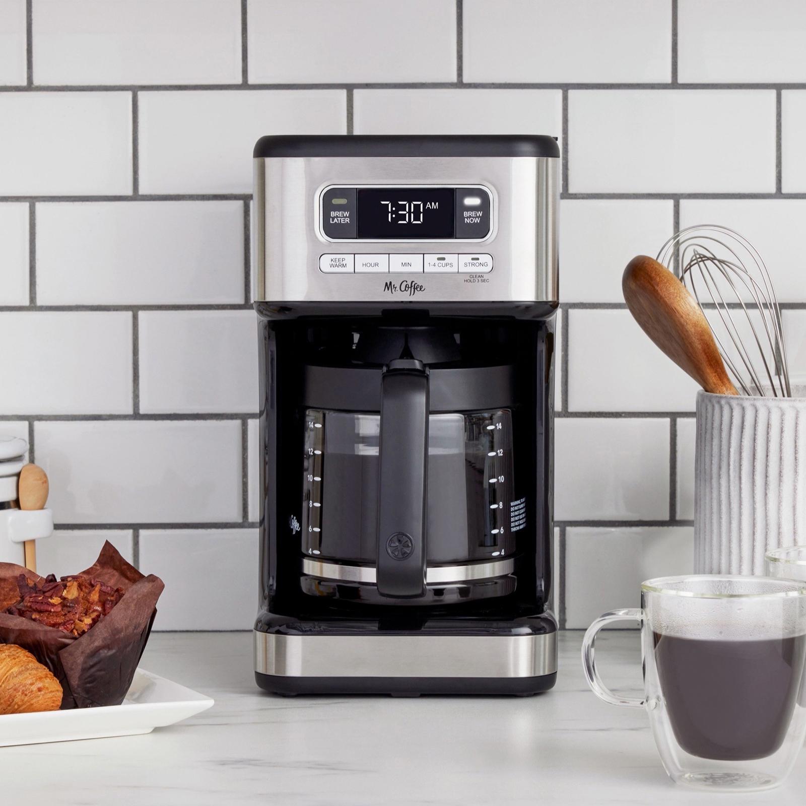Mr. Coffee, 14-Cup Programmable Coffee Maker | Zola