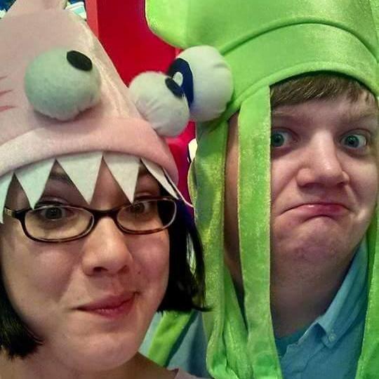 Having some fun at the Atlanta Aquarium