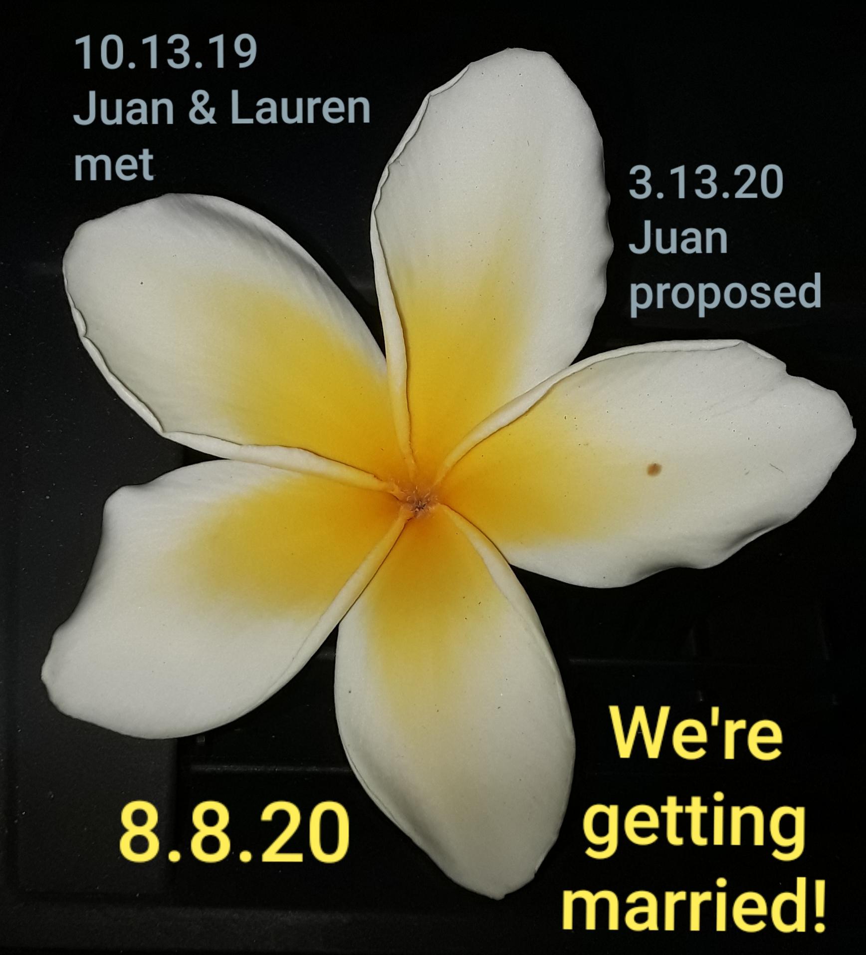 The Wedding Website of Lauren Estill and Juan Cornejo