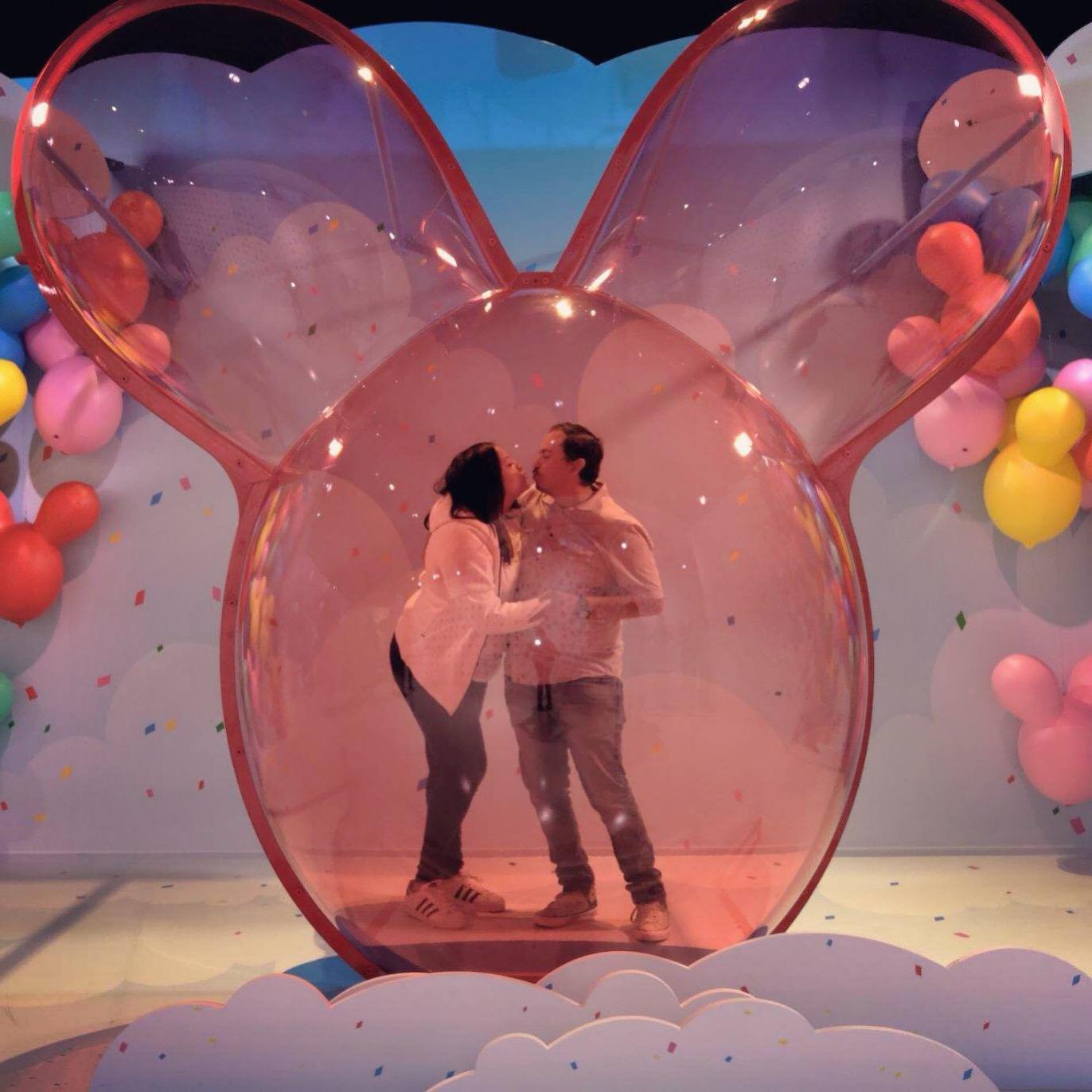 The bride loves Disneyland and this moment was captured in one of our many visits. Inside this bubble, it really does feel like The Happiest Place On Earth.
