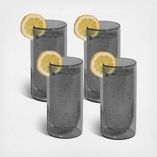 Large Double Wall Glass, Set of 4