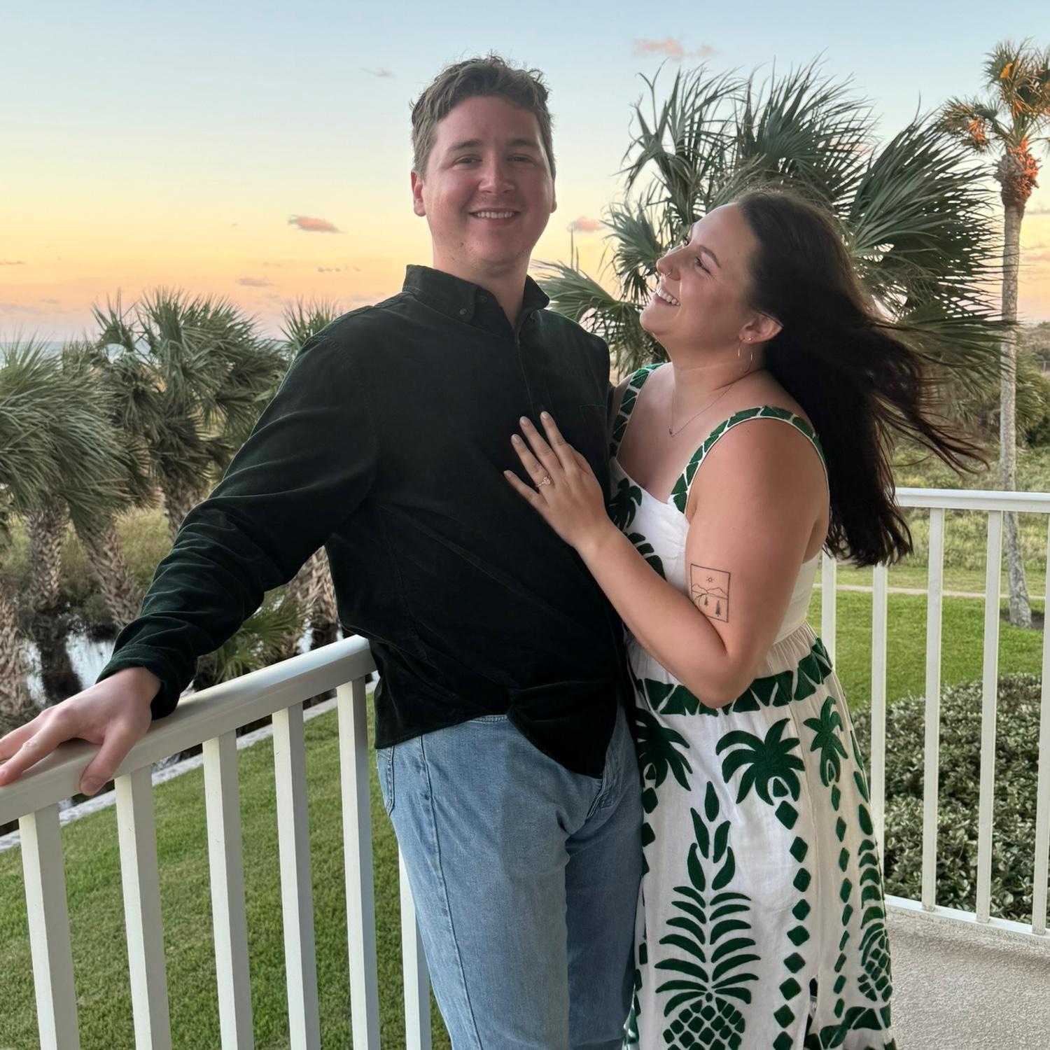 Our Engagement Party hosted by the Fores, Foleys, and Hammonds in St. Augustine, October 2024