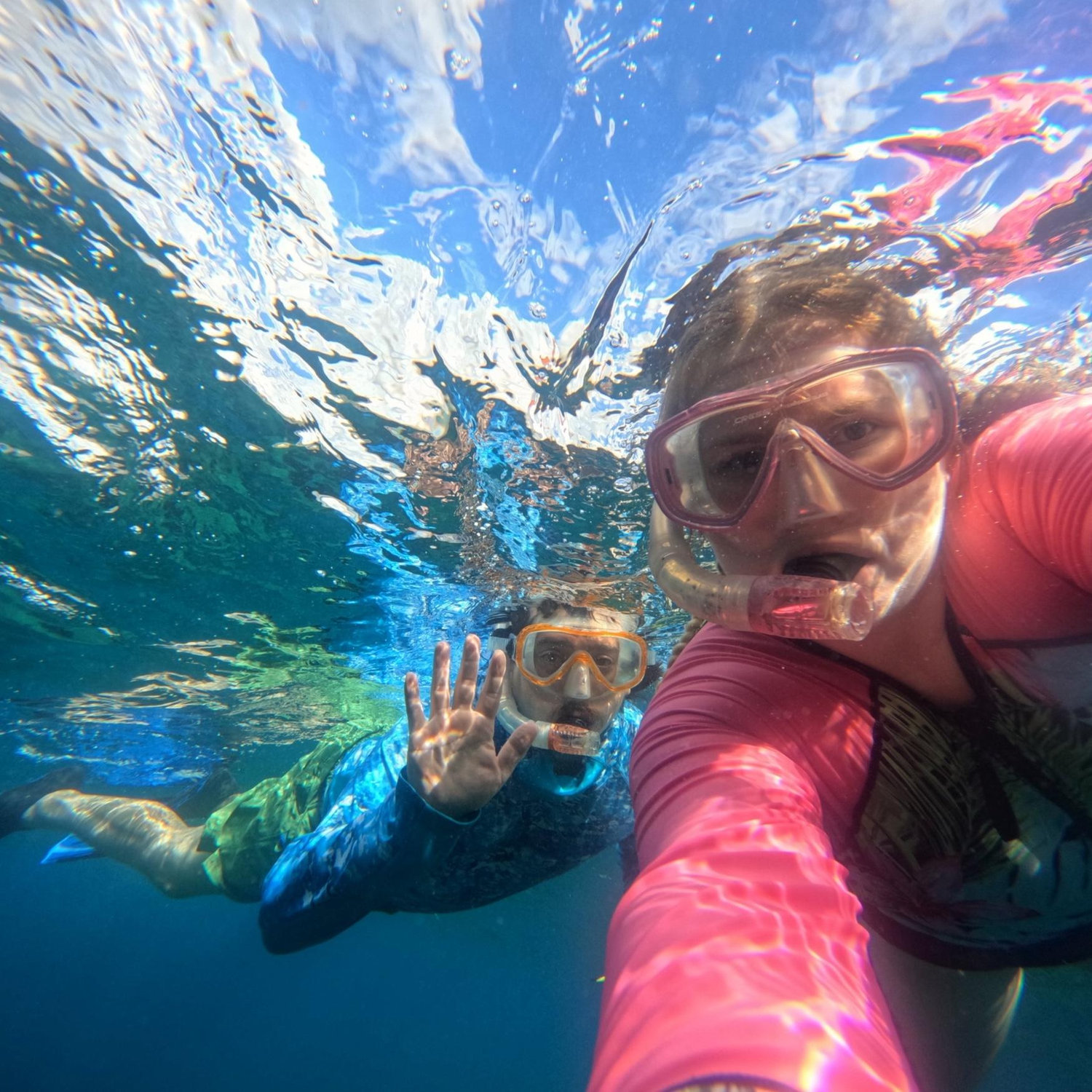 Snorkeling in Nice, France.
