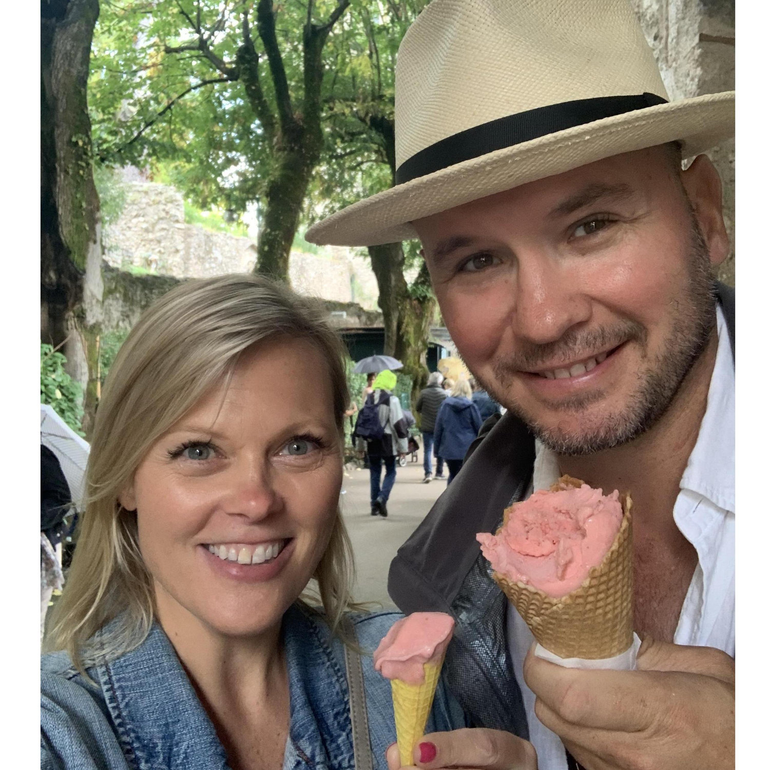 Gelato in Ravello, Italy