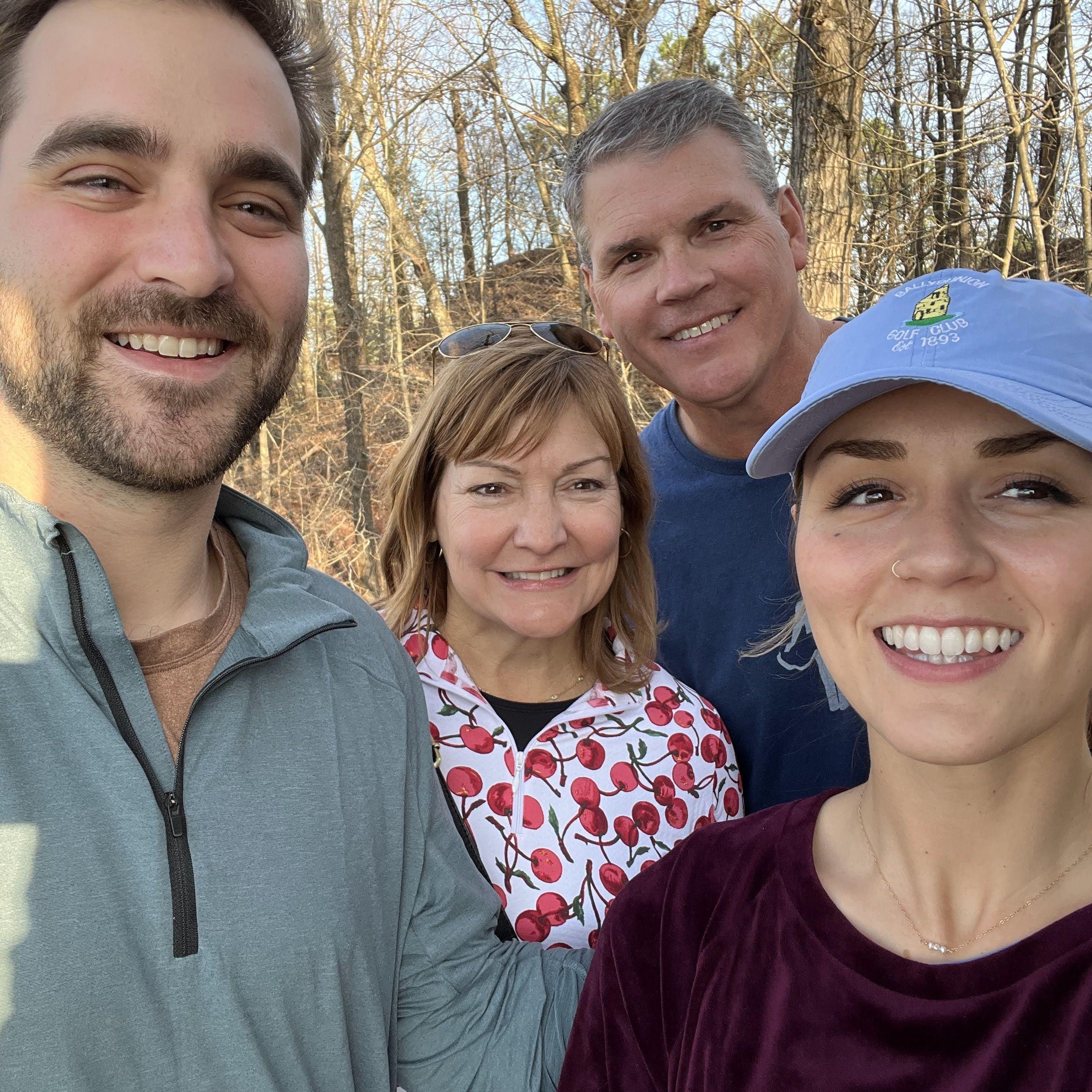 A great hike on the day after engagement!