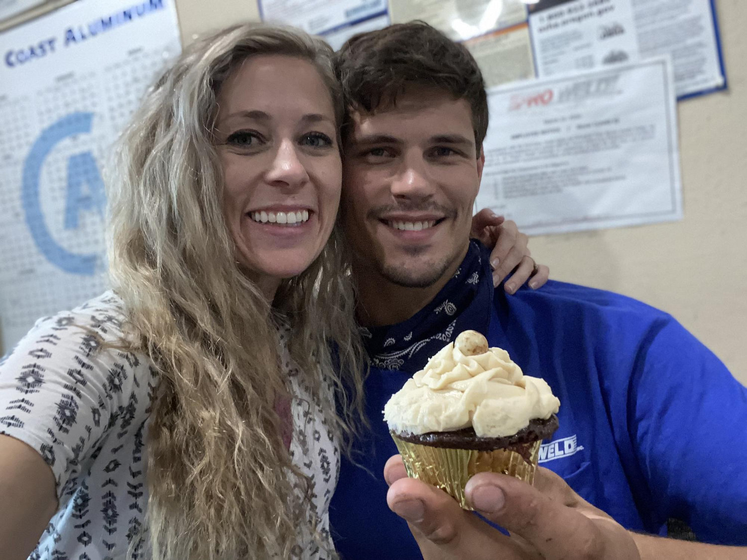 The frosting got crushed… but the taste is out of this world! Shout out to my friend Christian…  the best baker I know!