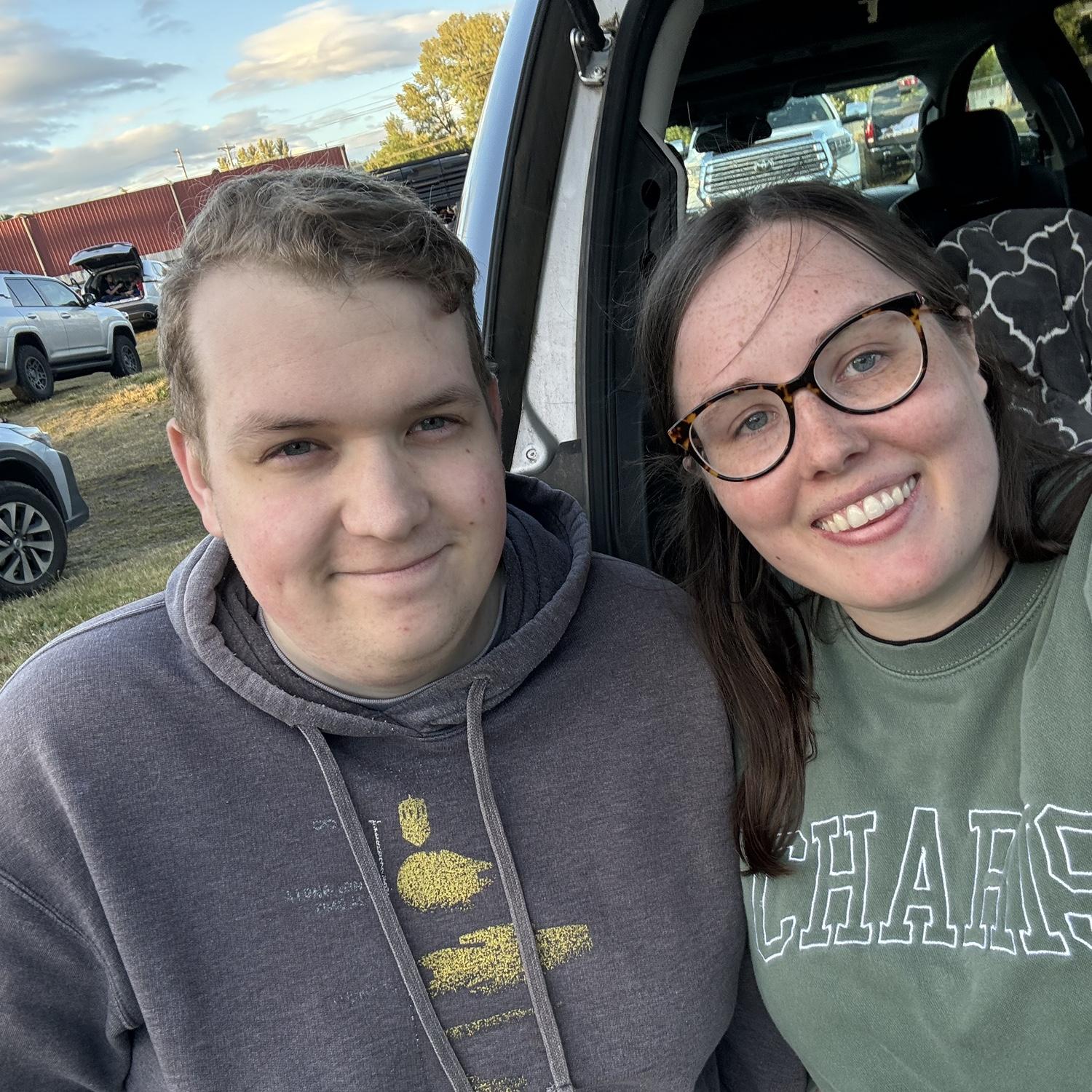 One of our first dates!