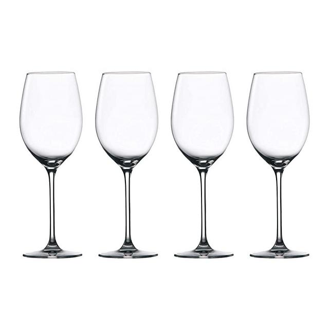 Waterford Marquis Moments White Wine 12.8 Oz Set of 4, Clear