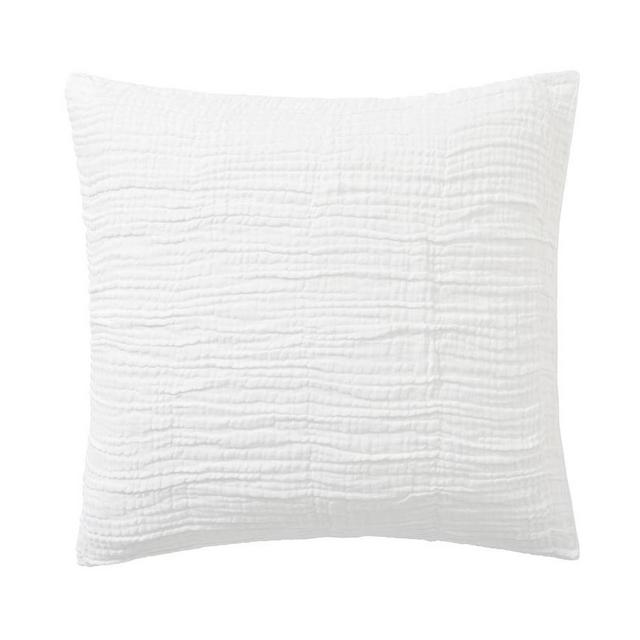 White Cloud Cotton/Linen Sham, Euro