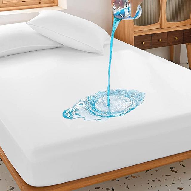 UNILIBRA 2 Pack Twin Size 100% Waterproof Mattress Protector , Breathable, Noiseless Mattress Cover, 6"-19" Fitted Deep Pocket Mattress Protector Cover - Vinyl Free