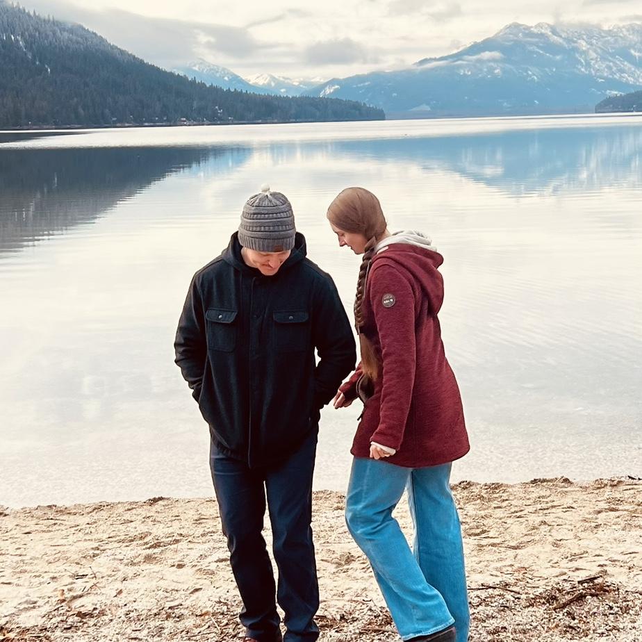 Same lake near Wenatchee forest